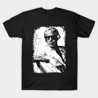 Anthony Bourdain Adventure Vintage Distressed T-Shirt